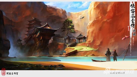 《侠客风云传前传》新场景曝光 山清水秀弦剑山庄(图1) 《侠客风云传前传》