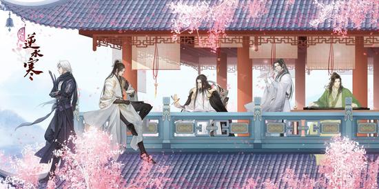 《遇见逆水寒》6月5号公测,玩家自发画同人庆祝(图2) 《遇见逆水寒》6月5号公测,玩家自发画同人庆祝(图2)