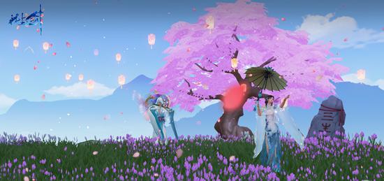 送你盛世长安的烟花 “花与剑”穿越千年的浪漫(图5) 情缘岛上,邂逅一段三生之缘