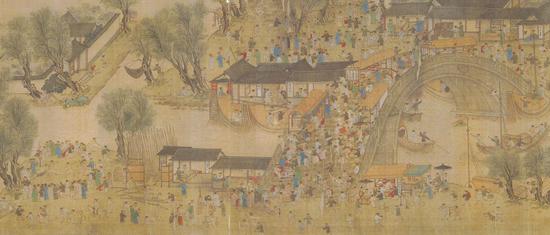 古镇模拟经营类手游《江南百景图》将于7月2日正式上线!(图2) 仇英清明上河图
