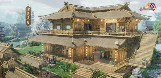 《剑网3》夏日小居蓝图大放送(图1) 仲夏风月系列蓝图展示-1280