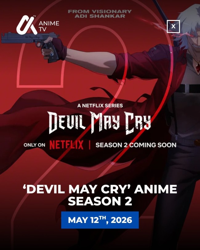 网飞《鬼泣》第二季动画新视觉图公开！5月12日开播